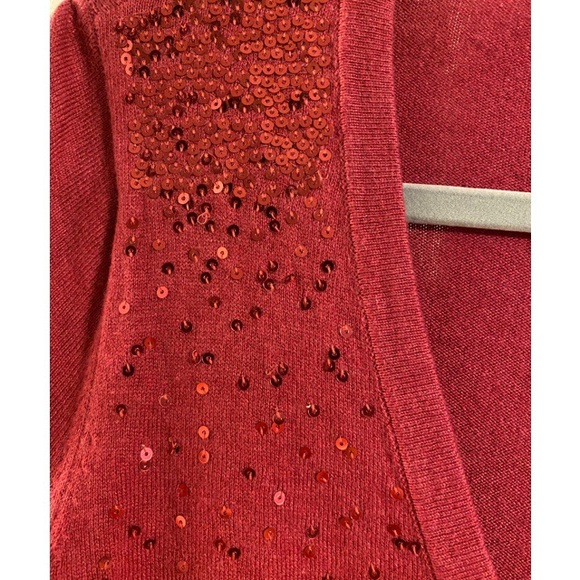 Merona berry/pink cardigan with sequin detail - Picture 4 of 5